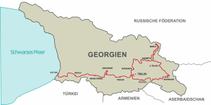 Map Georgien