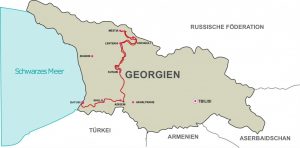 Map Georgien